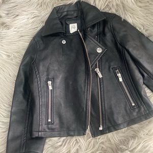 Gap toddler leather jacket